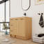 Meuble-lavabo sur pied simple 36 po avec plateau en résine à droite et 3 tiroirs 36 po-1296461828