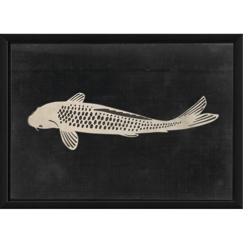 « ohgon koi », impression encadrée Japanese