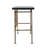 Mesina 79" Rectangular Solid Wood Top Console Table with Forged Brass Base