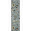 Tapis bleu crocheté à la main Doyle-22211883