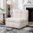 Avdul 28.5 Wide Armless Tufted Swivel Chair-1783673577