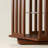 6-tier Solid Wood Rotating Bookcase
