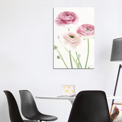 Light And Bright Floral VI by Elizabeth Urquhart - Wrapped Canvas Painting