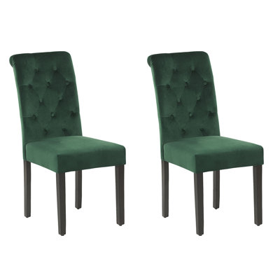 Lamoille 51 cm H Tufted Velvet Dining Chair