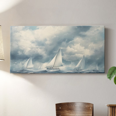 Nautical Series-XCVI- Toile tendue avec châssis - Prêt à accrocher