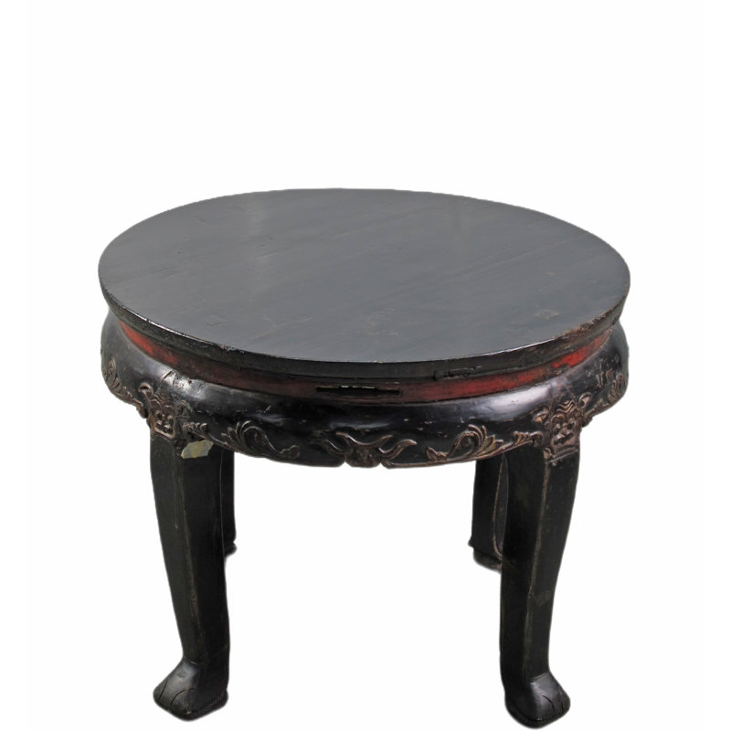 Asian Classic Solid Wood End Table