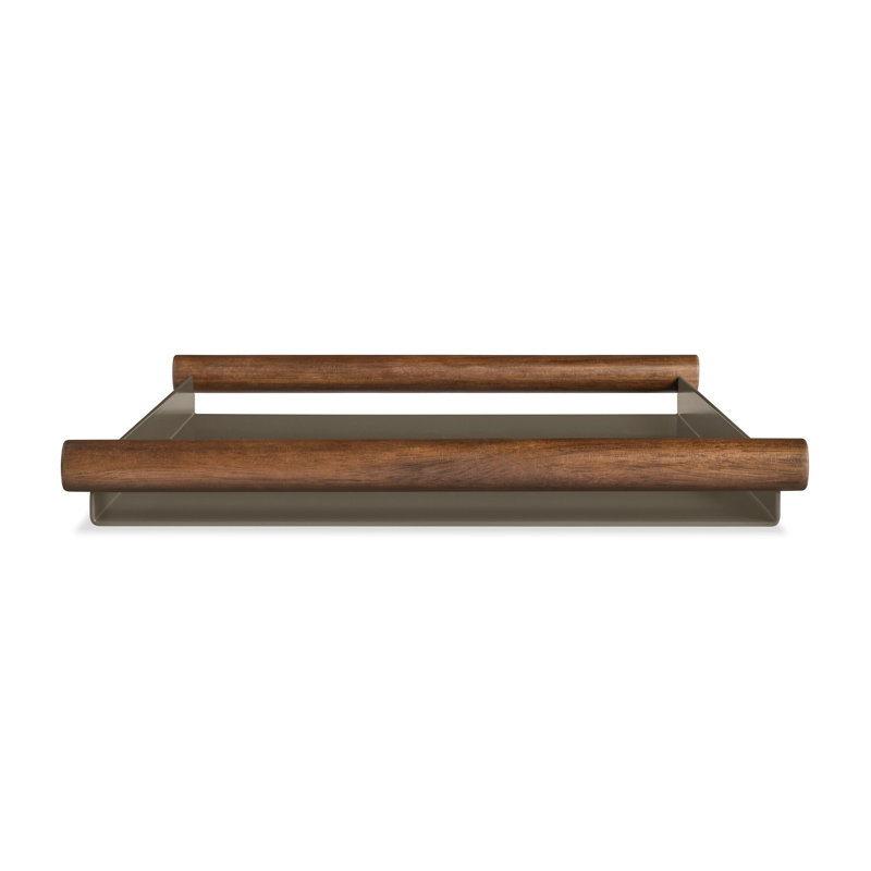 Estate Tray, Dark Olive/Acacia