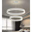 2-ring Modern Led Chandelier Gold-130133996