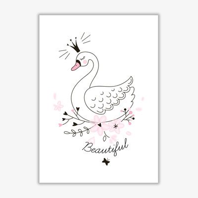 Beautiful Swan - Painting