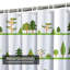 Rideau de douche avec 12 crochets Trees-864373831