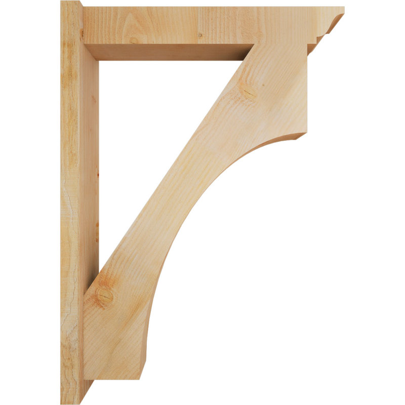 Persienne en bois Westlake, Sapin Douglas de 6 po (sciage brut), P 30 po x H 42 po