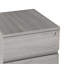 Classeur vertical à deux tiroirs avec serrure et rangement Techni Mobili, gris