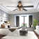 52"W Chesham 5 - Blade Standard Ceiling with Pull Chain and Light Kit Included