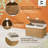 CAPHAUS Rattan Laundry Basket, 65L-160L Capacity, Removable Liner Bags, 3 colors-2089390879-2089390882