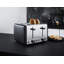 Tower Sera 4 Slice Toaster with 6 Browning and Defrost/Reheat/Cancel Functions, 1800W-94103938