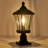 Motion Sensor Outdoor Post Lights with Pier Mount Base,19" Dusk to Dawn Outdoor Pillar Lamps.