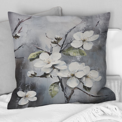 Apple Blossom Harmony XIV - Apple Blossom Printed Throw Pillow