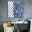  «Cobalt Garden 3» par Chariklia Zarris, art mural sur toile, 26 po x 26 po-824078187