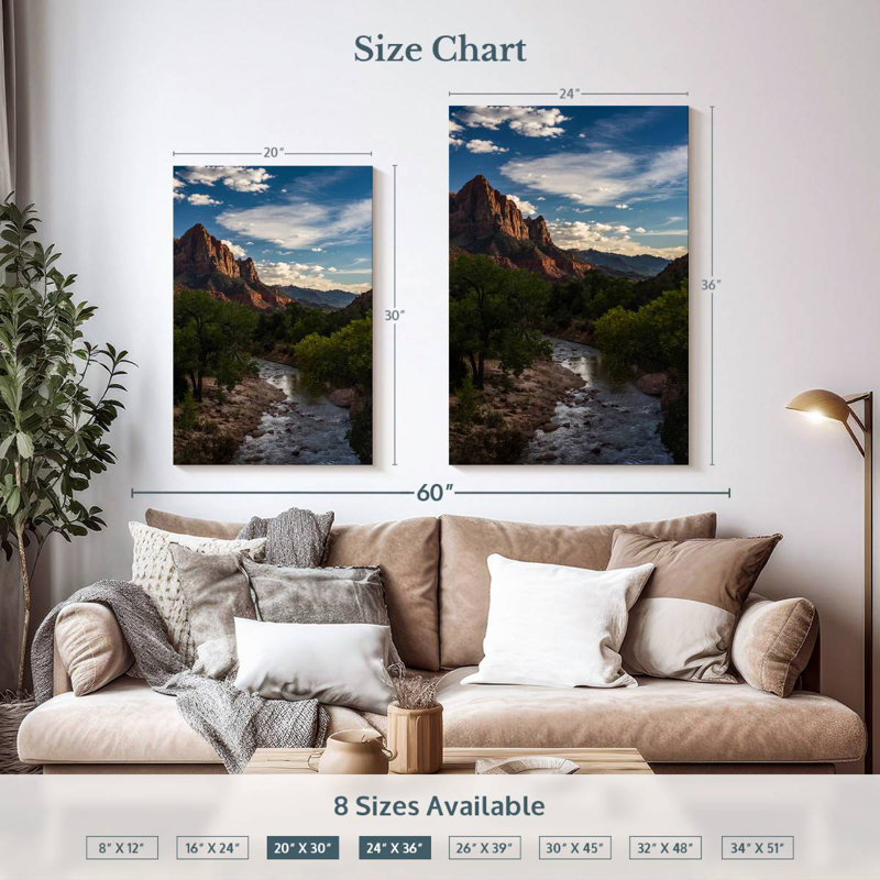 Alvord Mountain Stream, 36" H x 24" W