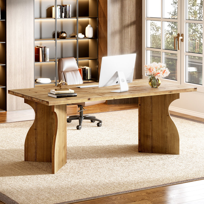 63" W. Home Office Desk,Rectangle Computer Desk