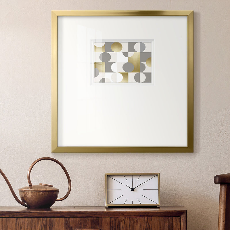 Modern Modern Reflectionspremium, reproduction encadrée, H 17 po x l 17 po x P 1,25 po