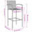 Dinari Bar Set with Stools-1897985580