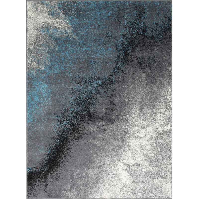 Washam Abstract Indoor Rug, Rectangle 8' x 10'