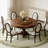 American Retro Solid Wood Round Dining Table