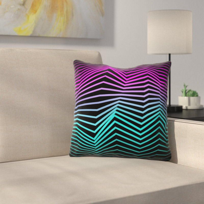 Coussin décoratif d’intérieur trois des soirées miami, H 20 po x l 20 po x P 6 po