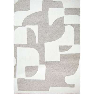 Tapis en laine touffeté à la main Eva Maverick