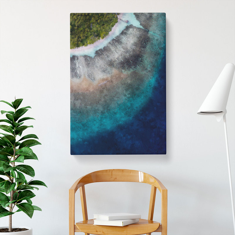 Adugovaa Magu In Kihaadhoo Maldives - Wrapped Canvas Painting, 76cm H x 50cm W x 3cm D
