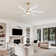 64" Ceiling Fan With LED Lights, Remote Control and Quiet Reversible DC Motor