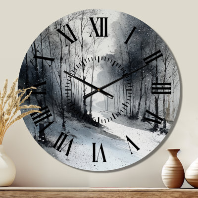 Horloge murale silencieuse Winter