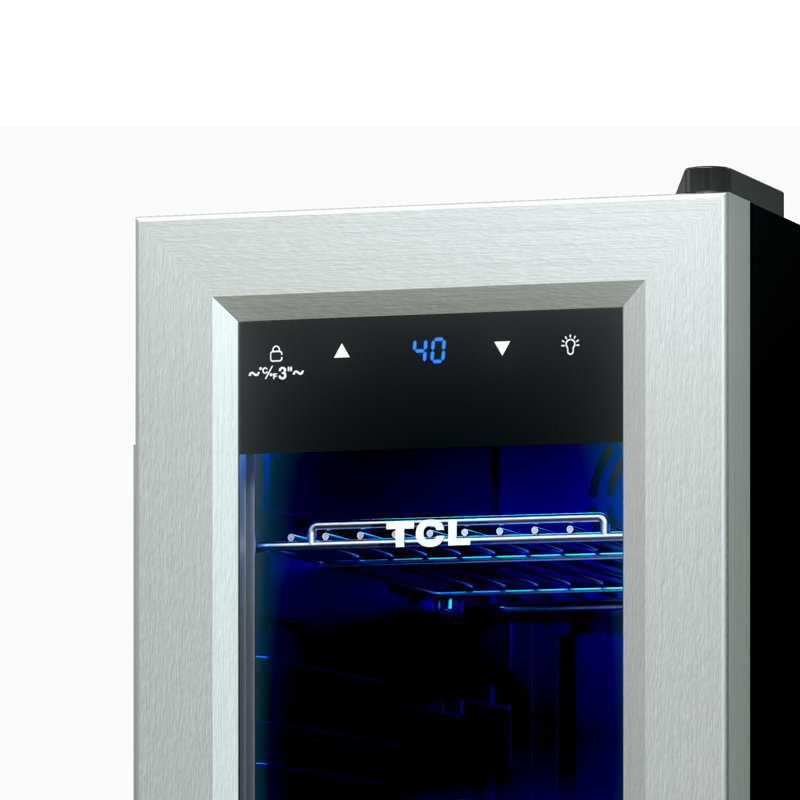 TCL 1.24 Cu. Ft. Beverage Cooler with Low Noise Operation