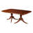 Reeded Extendable Oval Solid Wood Dining Table-24854592