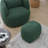 Overstreet 23" Wide Boucle Upholstered Ottoman-1147633617