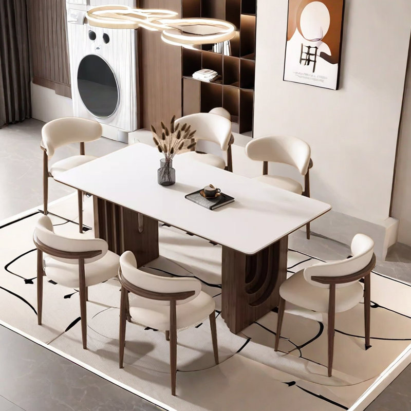 Ensemble de chaises de salle à manger Modern, H 29,5 po x L 55,1 po x l 31,4 po