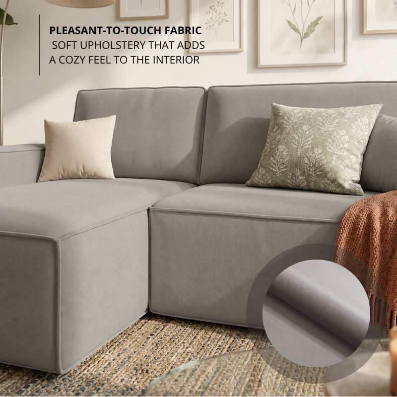 Rozena 3 Seater Sofa Bed, Left Hand Facing