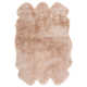 Pavlova Handmade Sheepskin Natural Beige Rug
