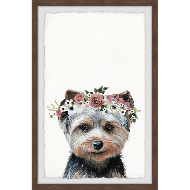 Fashion Dog by Parvez Taj - Single Picture Frame Painting, 45cm H x 38cm W