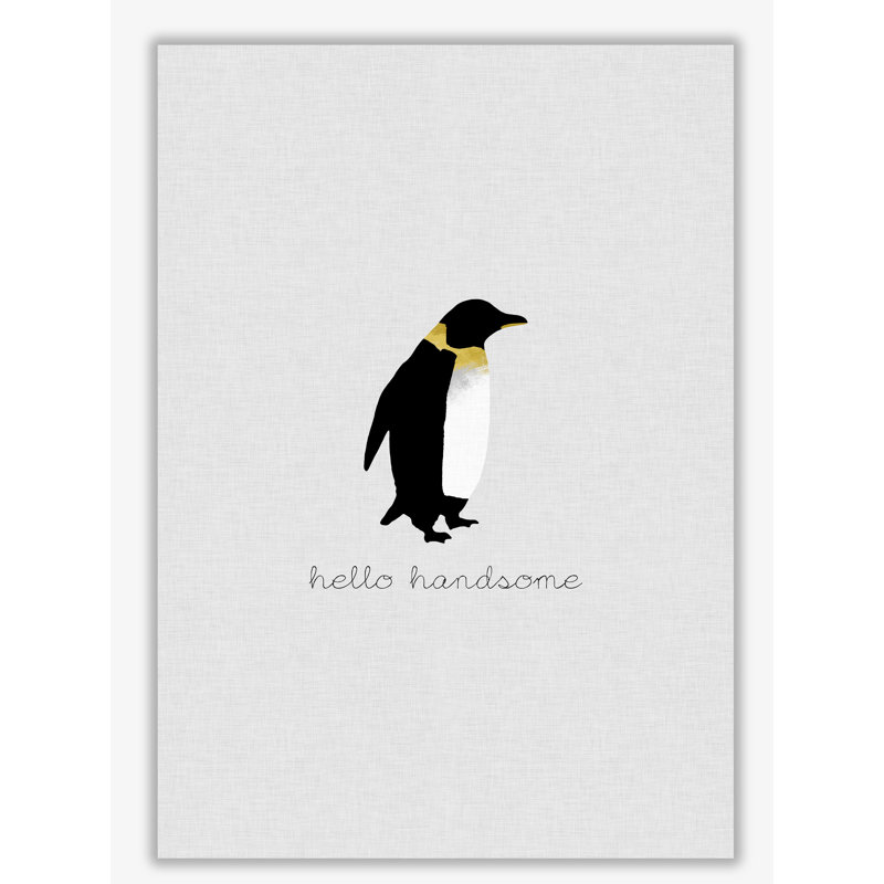 Hello Handsome Animal - Print, No Frame, 60 cm H x 42 cm W x 1 cm D