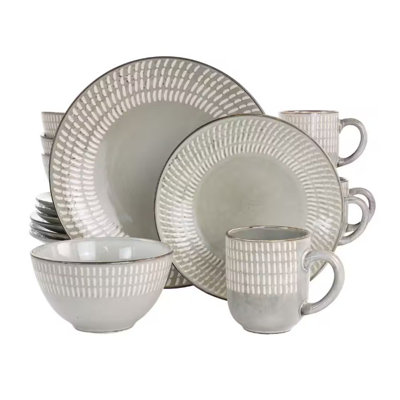 Gibson Elite Dinnerware - Set of 16