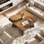 Solid Wood Trestle Coffee Table