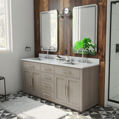 Ensemble de meuble-lavabo double 72 po Dexterity