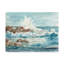 « côtier aquarelle i », reproduction de peinture à l’acrylique sur toile tendue-33418253