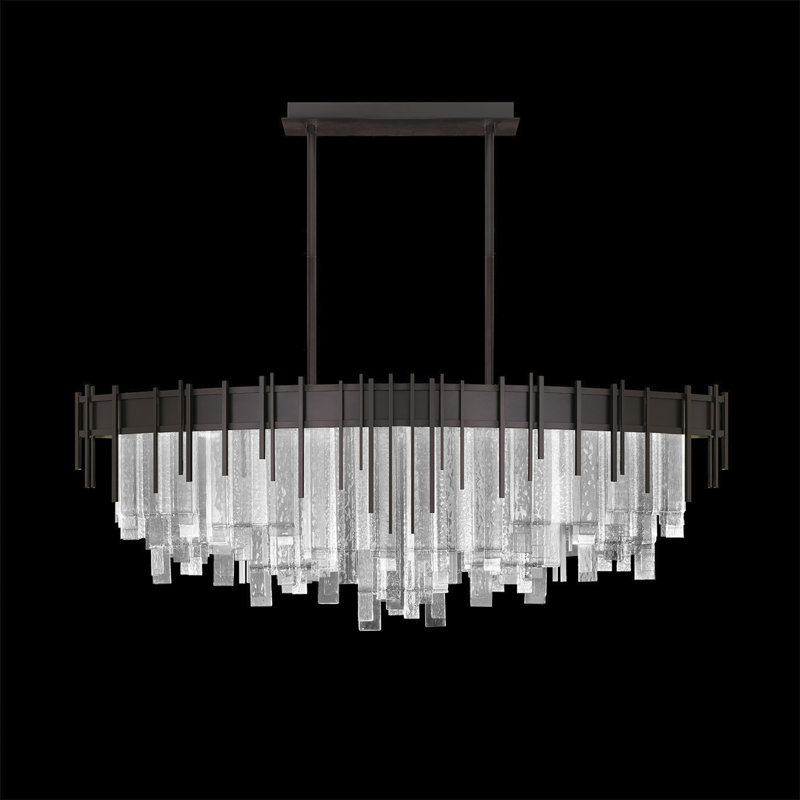 Arpeggio 19 - Light LED Pendant, Clear Glass, Black