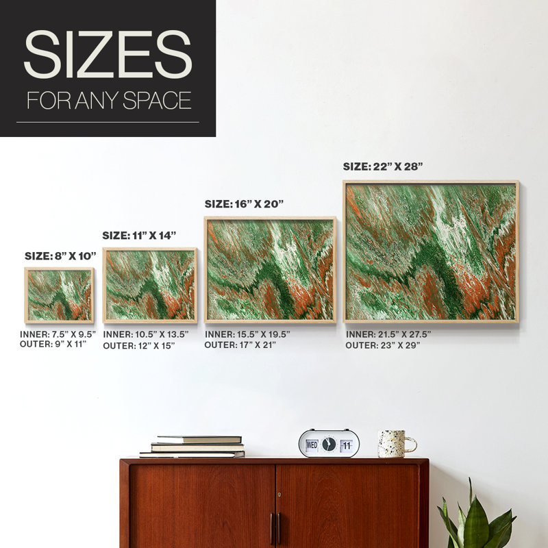C42 -Framed Print - Restickable, 16" H x 20" W, Natural