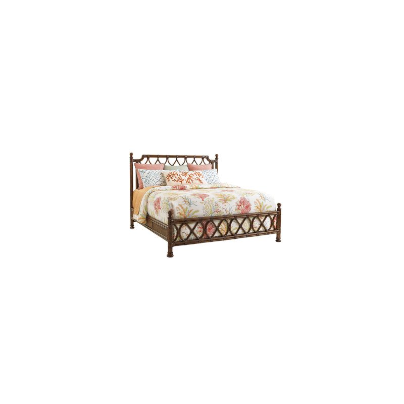 Bali Hai Island Breeze Rattan Bed, Queen