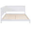 Lit de jour blanc de taille double / avec construction solide - lit classique de style Mid-Century moderne en bois élégant-839589919