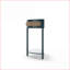 Table basse demi-cercle bohémien en rotin - 2 tiroirs Tablette inférieure pour petit salon